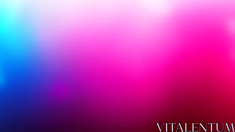 Neon magenta and cyan gradient glow in soft blur field.