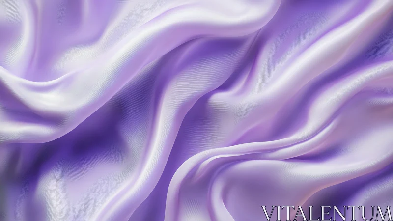 Lilac satin folds in softly undulating abstract waves.