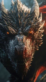 Fierce dragon gaze invites a closer look at molten power