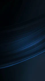 Dark blue light trails sweep across a minimalist abstract field
