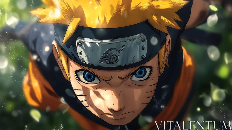 Dynamic anime close-up with kinetic lighting and focus depth.