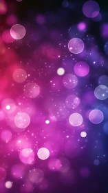 Vibrant bokeh lights merge across magenta and violet field.
