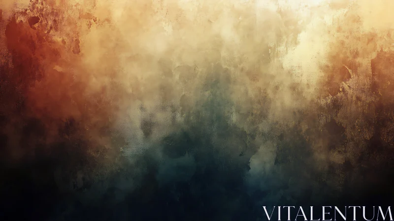 Diffuse atmospheric gradient with textured painterly noise field