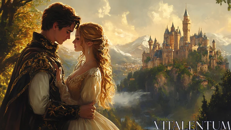 A Storybook Romance Beneath the Golden Sky