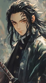 Storm-eyed swordsman meets the quiet edge of destiny