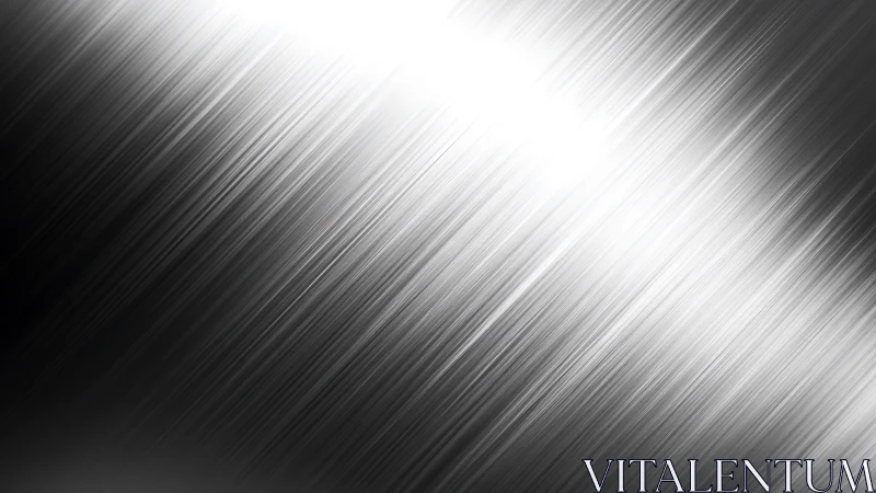 Diagonal metallic light streaks form dynamic abstract gradient