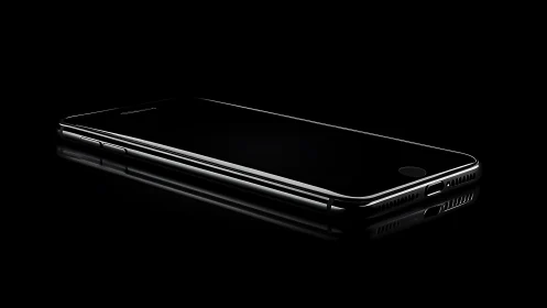 Premium Smartphone Product Shot with Metallic Design Elements.