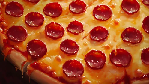 Golden pepperoni pizza invites slices of gooey comfort tonight