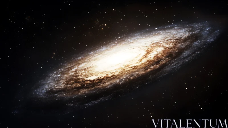 Star-swirled galaxy river curling through velvet dark.