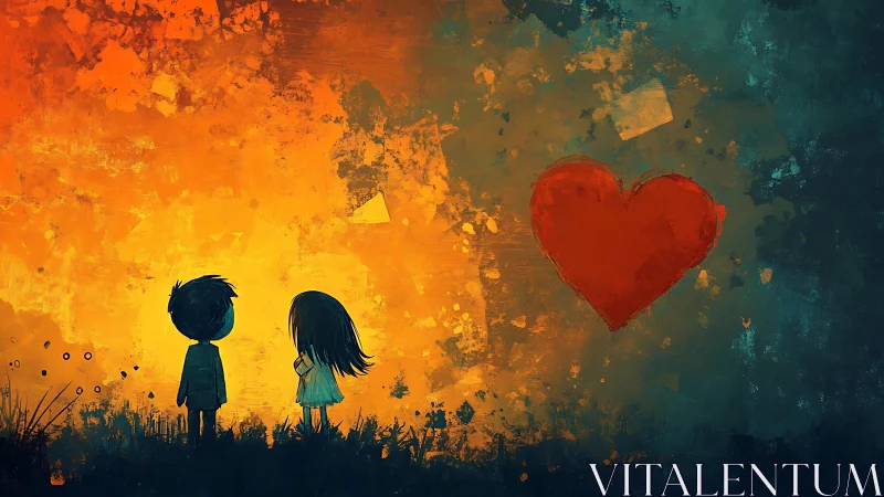 Two Souls Discover Love Beneath The Burning Sky