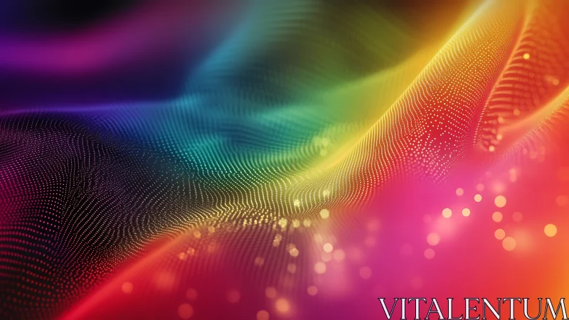 Parametric gradient wavefield visualizes dense luminous point cloud