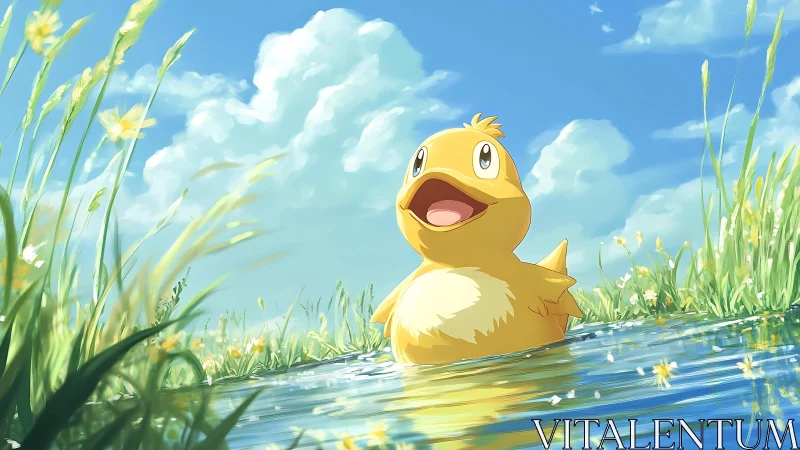 Anime pastoral character study in luminous meadow light.