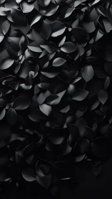 Velvet shadow petals drifting across a midnight canvas.