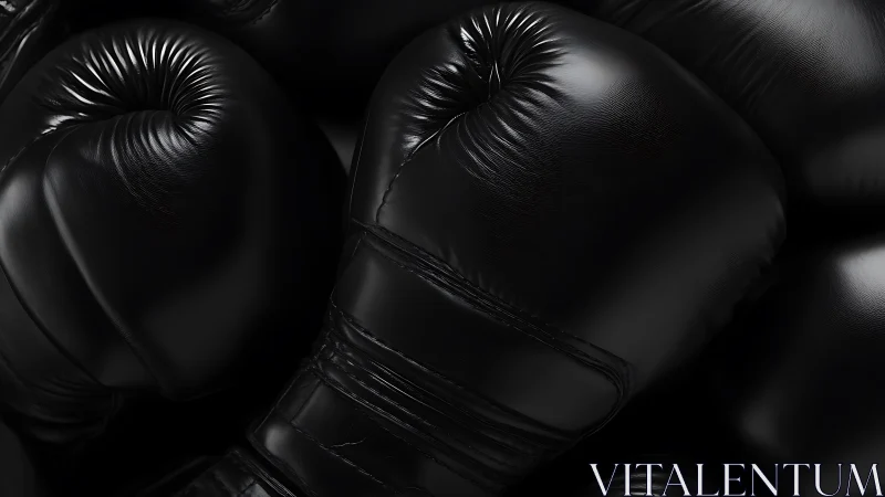 Boxing Gloves: Monochromatic Leather Surface Analysis.