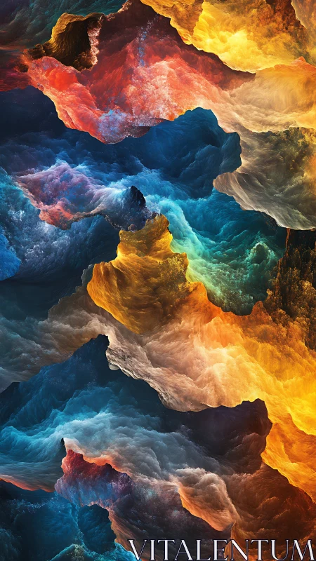 Celestial color reefs collide in a storm of painted nebulae.