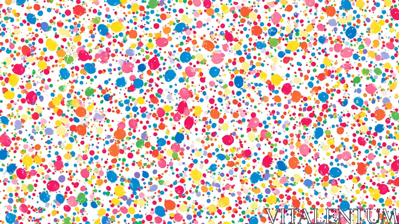 Chromatic stochastic dot field with multiscale paint dispersal.