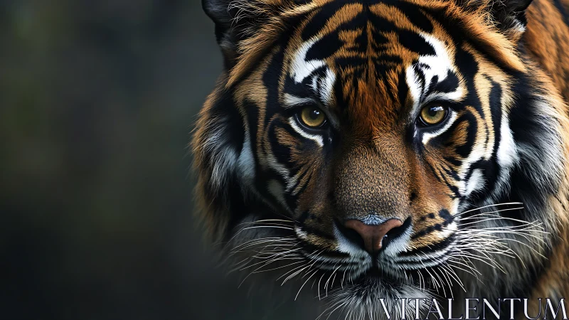 Warm amber-eyed tiger meeting your curious gaze today.