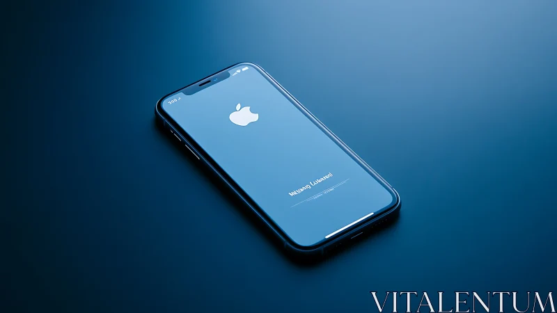 iPhone displaying boot screen during software initialization with Apple logo