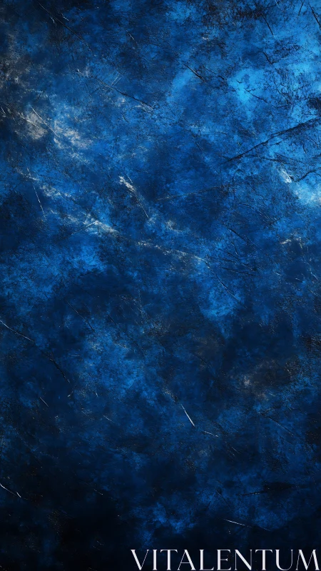 Deep blue textured backdrop with cozy, moody character.