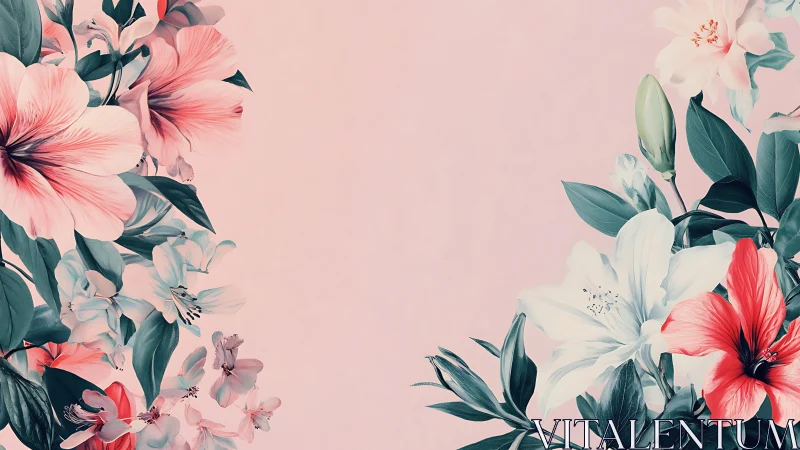 Blossoms Whisper in Rose: A Floral Symphony of Pale Pink Dreams