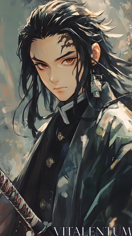 Storm-eyed swordsman meets the quiet edge of destiny