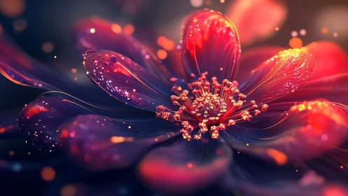 Neon nebula blossom swirling in luminous midnight bloom.