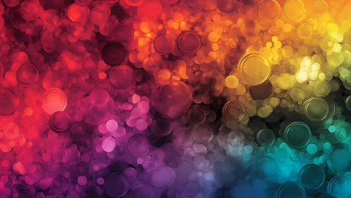 Chromatic Bubble Storm Crossing a Neon Dream Horizon.