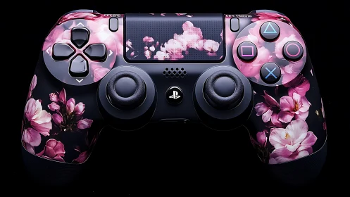Floral Pink PlayStation 4 Controller Custom Design