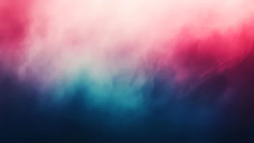 Vibrant Pink and Blue Abstract Gradient Mist Background Art.
