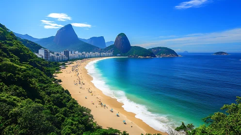 Coastal Paradise: Brazil's Iconic Beach Paradise.