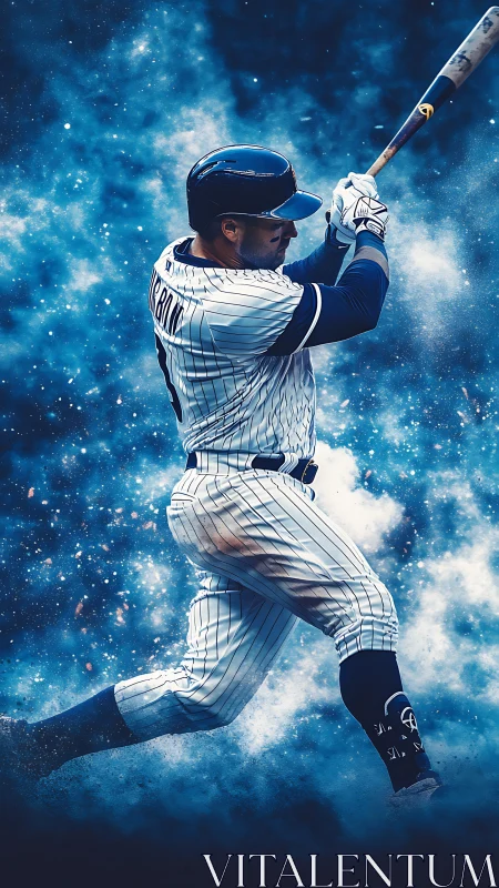 Slugger carves a bright comet trail through electric cosmos