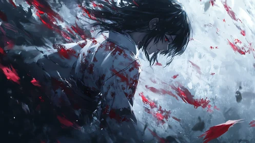 Crimson wind remembers the quiet fury in her sideways gaze