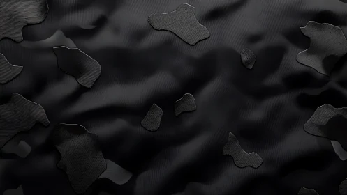 Dark abstract camouflage texture creates a sleek urban mood
