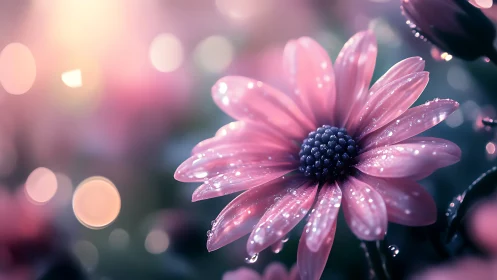 Dewdrop Daisy Dreams in Bokeh Bliss.