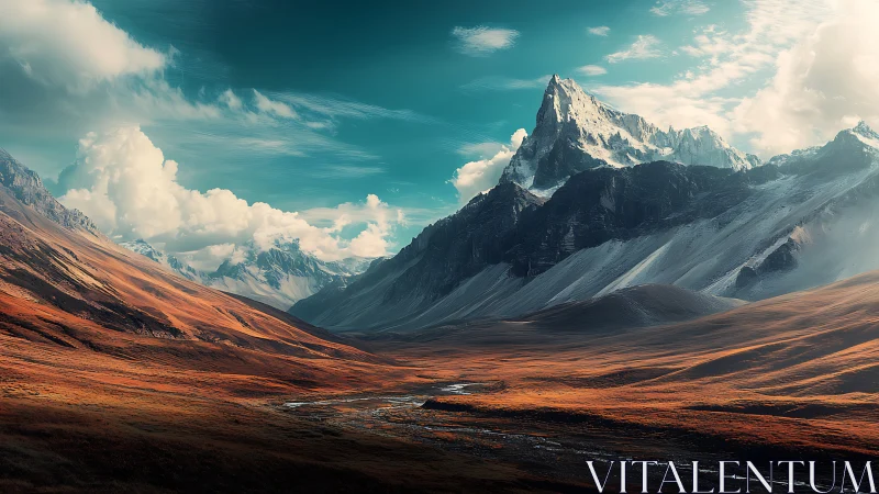 Sunlit mountain valley invites quiet wanderers to explore