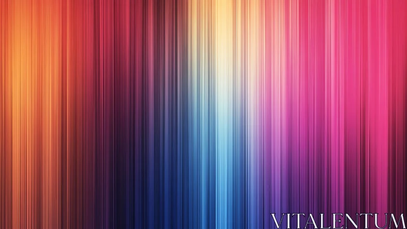 Radiant vertical color streams gently glow across the scene