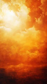 Inferno Ascending Through Molten Sky.