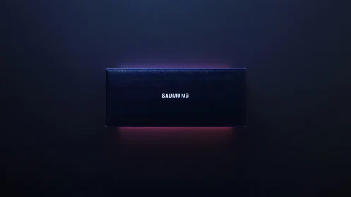 Samsung Boot Screen Loading in Dark Digital Environment.