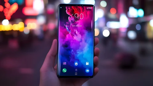 Premium Flagship Android Smartphone with Vibrantly Luminous Display