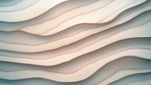 Soft sandlike waves in soothing layered abstraction.