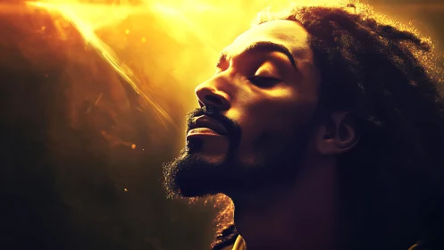 Sun-kissed serenity on a dreamer&rsquo;s glowing profile arc.