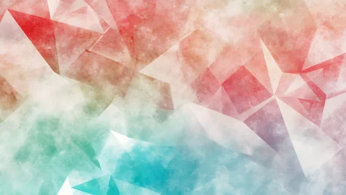 Pastel crystal fog drifting through coral and aqua air.