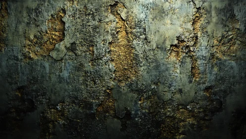 Textured corroded wall surface with dark moody lighting.