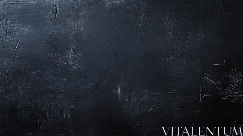 Dark textured surface with subtle linear scratch patterns.