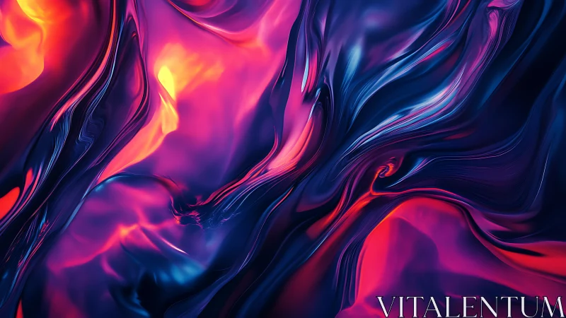 Neon tides and midnight currents swirling in liquid fire.