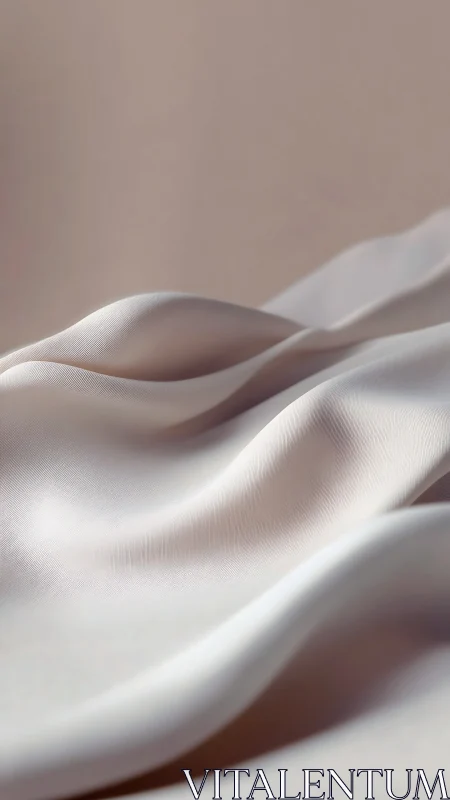 Soft ivory fabric folds flow in gentle, minimal waves.