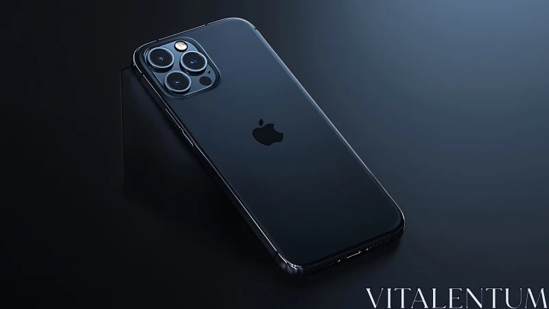 iPhone 12 Pro in Pacific Blue displayed against neutral background