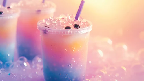 Gradient Beverage Study: Chromatic Layering in Product Photography.