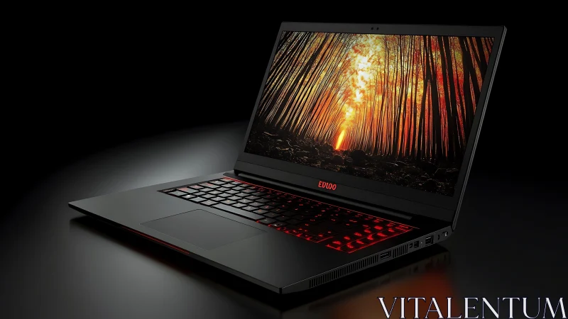 Firetrail laptop portal ignites a forest of digital embers.