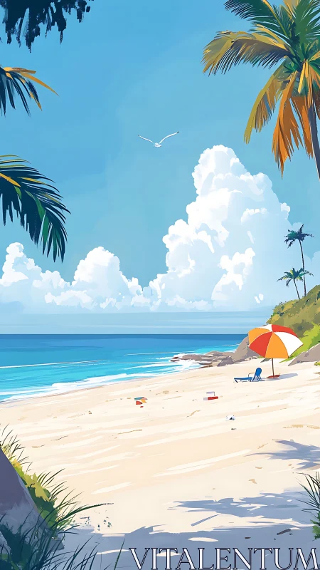 Tropical Escape: Finding Peace Under Palm Trees.